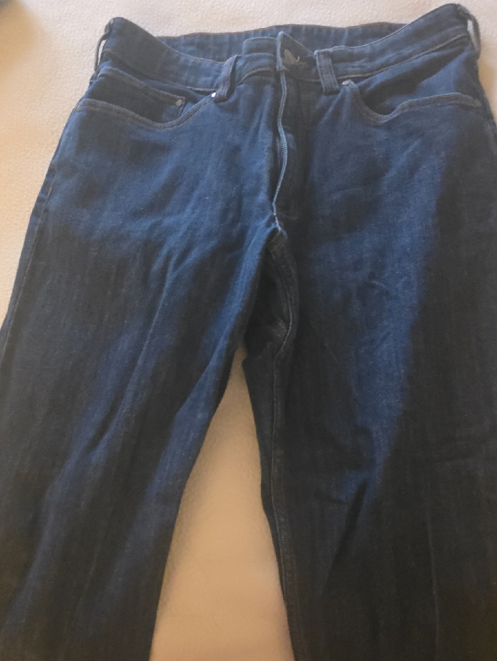 Duluth Trading Co Dark Blue Relaxed Fit Men's Jeans